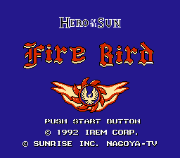 Fire Bird Title Screen